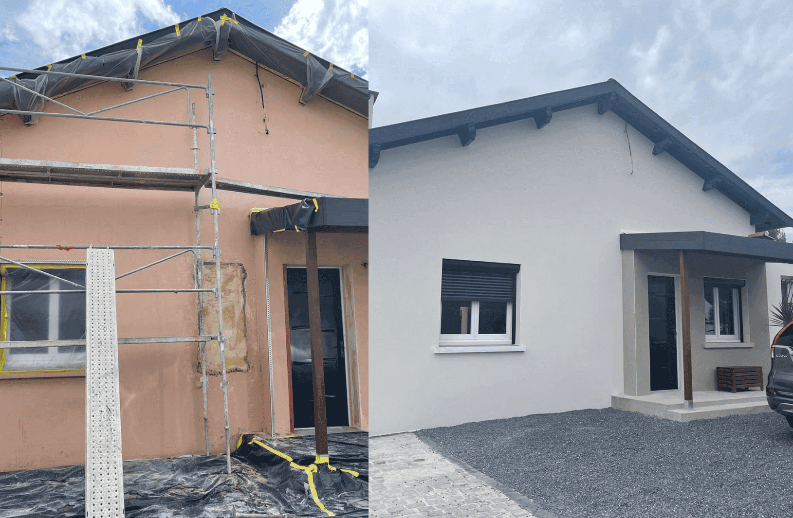 Rénovation de façade à Cugnaux