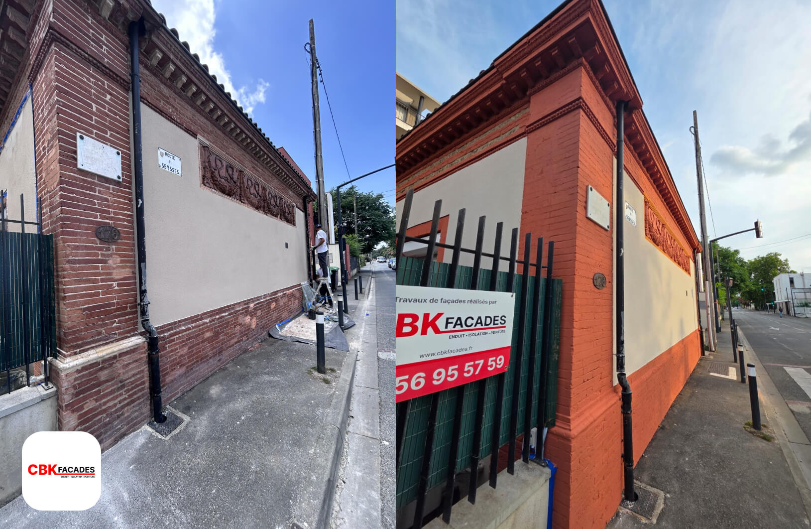 Rénovation de façade à Toulouse - Image 1