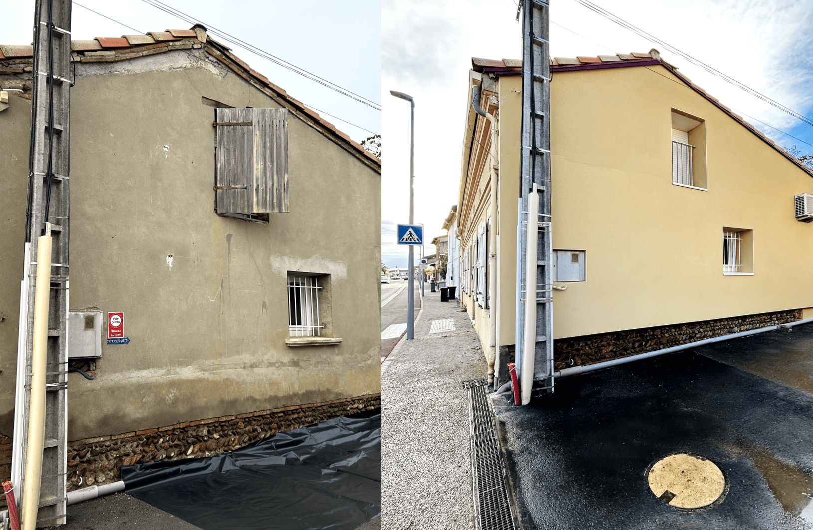 Isolation par l'extérieur à Fonsorbes